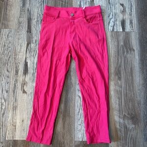 Yelete Small Hot Pink Skinny Jean Capris